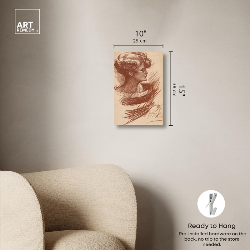 Art Remedy Fluid Contours Canvas Classic Nude Art by Art Remedy