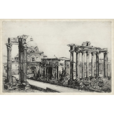 Scenes In Roma - Wrapped Canvas Painting