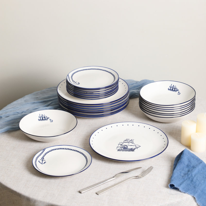 Stone Lain Knox 12-Piece Dinnerware Set Porcelain