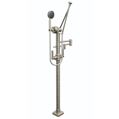 Argonaut Freestanding Tub Filler w/ Hand Shower
