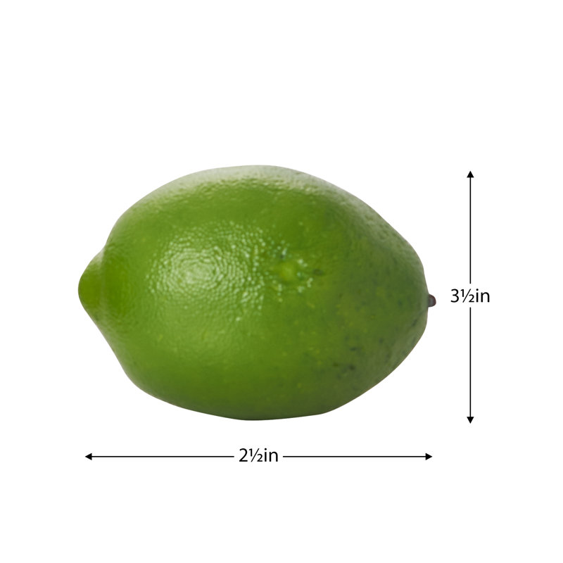 Orchard Lifelike Artificial Limes (Set of 8), Green