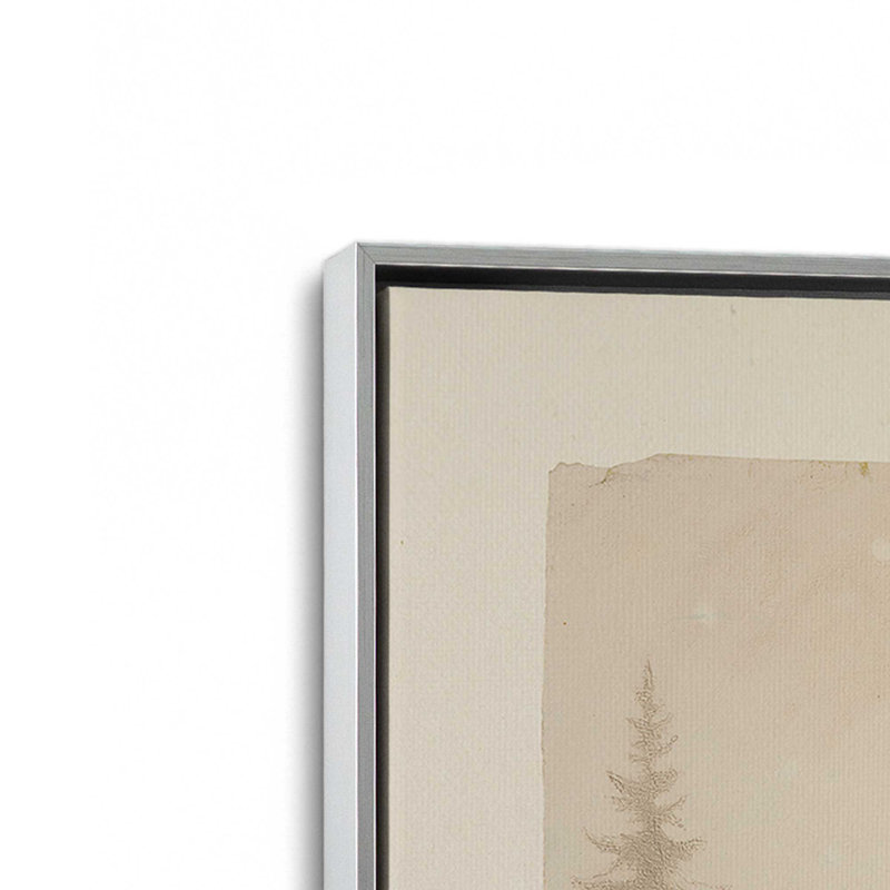 Impression sur toile Steam Over Snow, Chrome poli, H 48,75 po x l 32,75 po