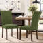 Chaise de salle à manger rembourrée Nailhead-1896641336