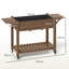 Wood Raised Garden Bed-1029521597