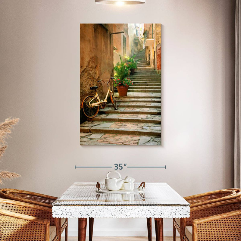 Sireci Cinque Terre Steps, 48" H x 32" W
