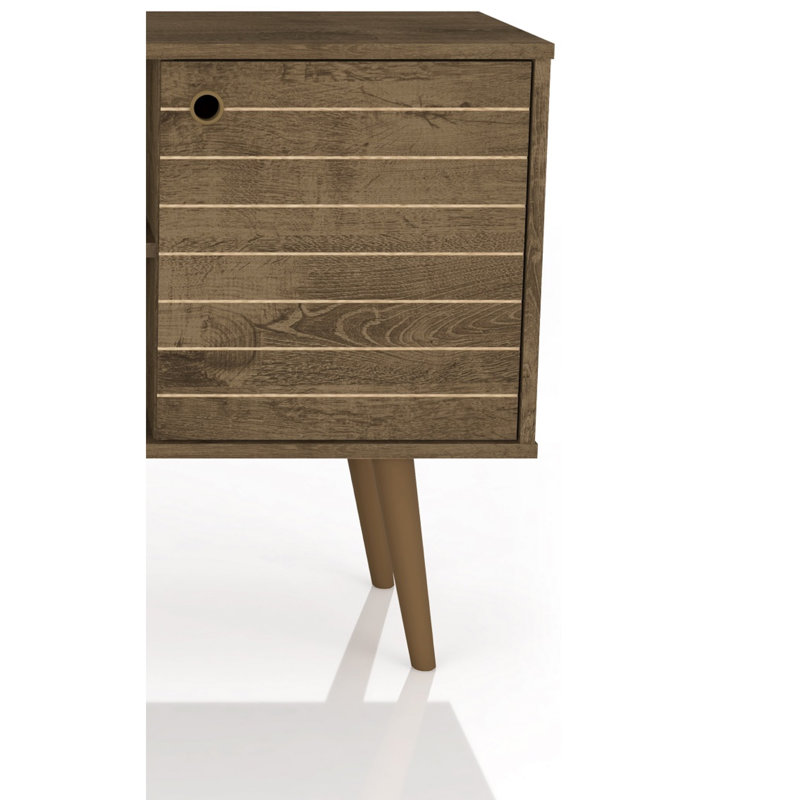 Darryl TV Stand for TVs up to 43", Rustic Brown