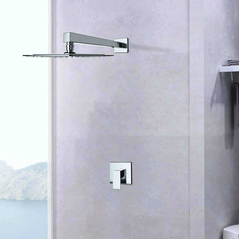 Robinet de douche mural avec soupape fixe - Fabrication en laiton raffiné