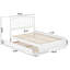 Lit plateforme en bois massif Lamari avec pied de lit et lit gigogne-2020591148-2020591149