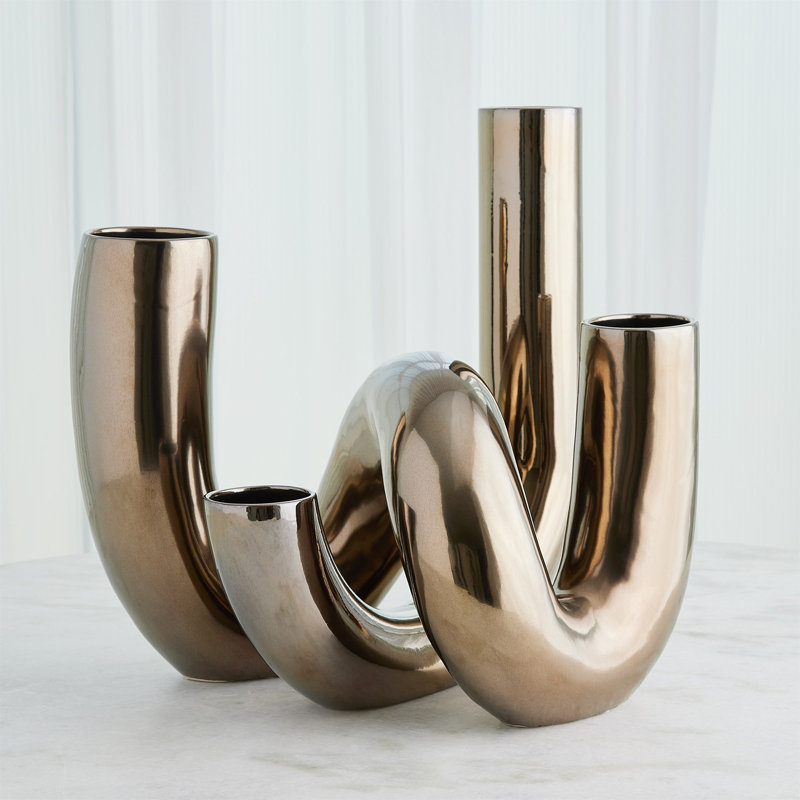 Cellentani Vase Set-Bronze