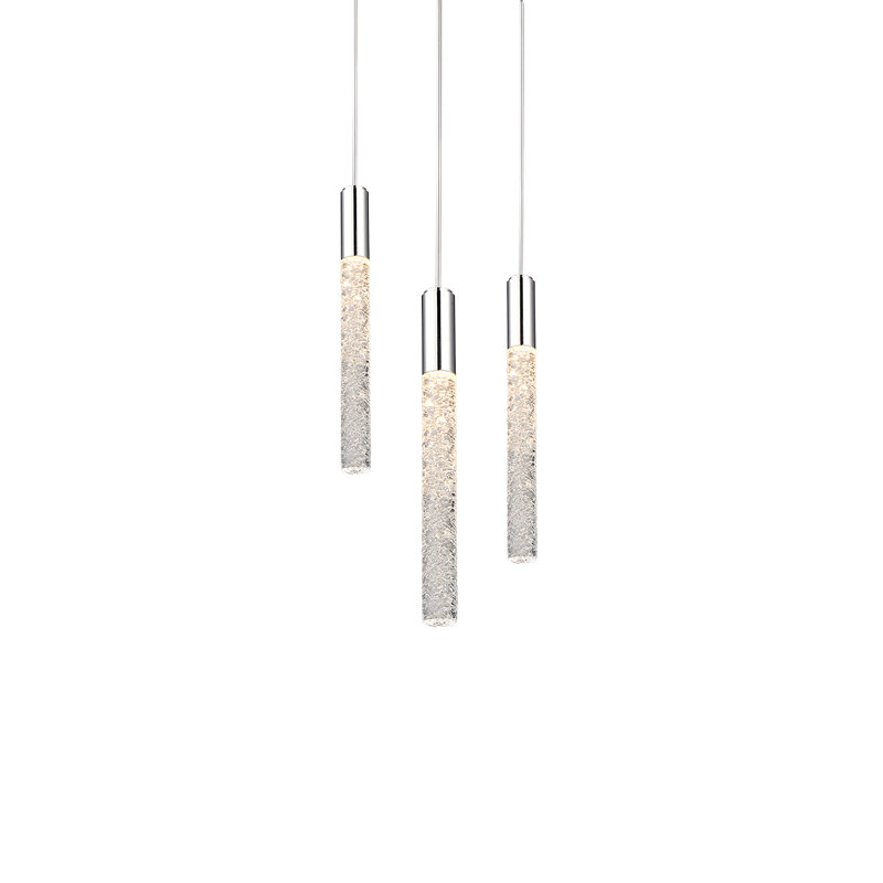 Magic 3 - Light LED Cluster Pendant, Polished Nickel