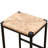 Set Of 2 Water Hyacinth Woven Bar Stools For Kitchen Counter Water Hyacinth Grass Backless Barstools With Footrest (Water Hyacinth Backless)