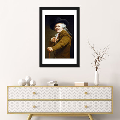 « self-portrait » par reproduction d’art sur toile tendue Joseph Ducreux