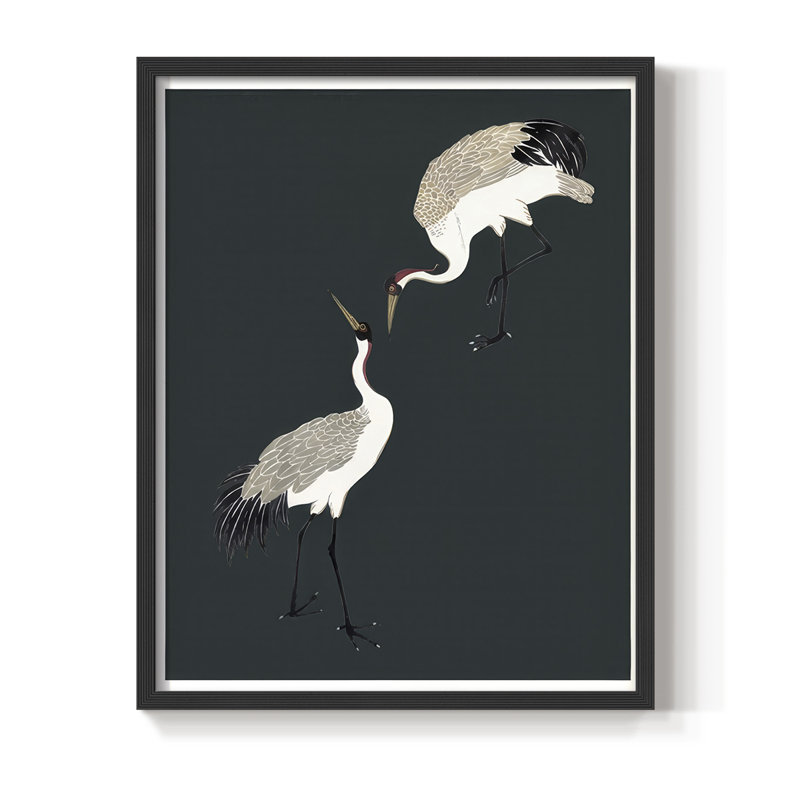 Night Tango I Framed Print - Solid Wood, Noir, noir, noir, noir, H 21 po x l 17 po