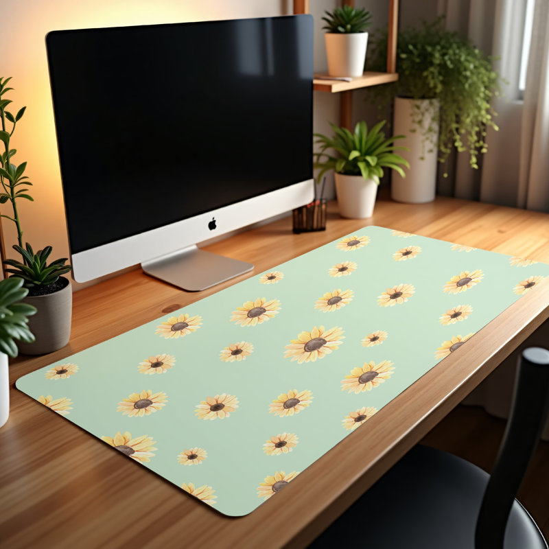 Polyester Desk Pad, 31.5x15.5