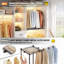 20.2'' - 96'' W Closet System with Wooden Drawers and Hanging Rods(cut To Fit)-335013202