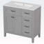 Ensemble de meuble-lavabo simple 35,98 po Fedra-2097832630