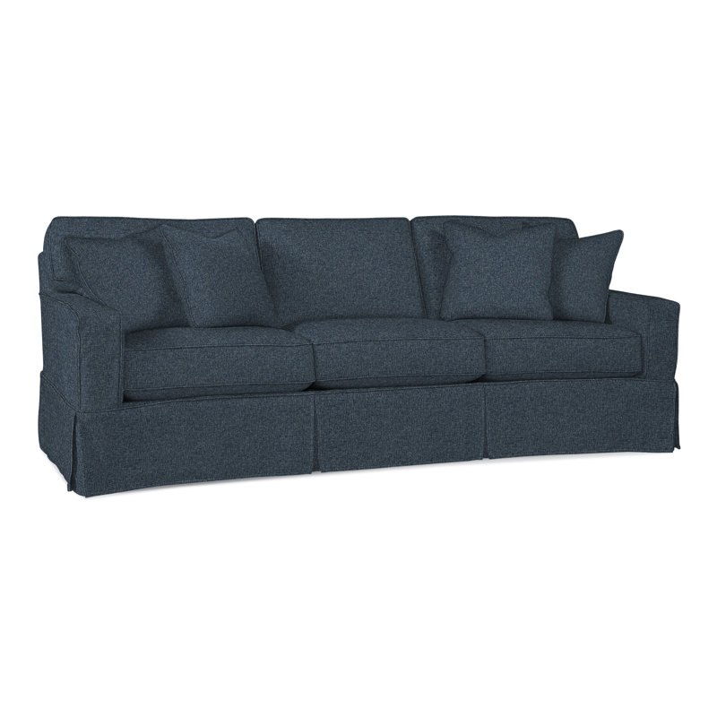 Gramercy Park 93'' Upholstered Sofa, Basic Blue 100% Polyester