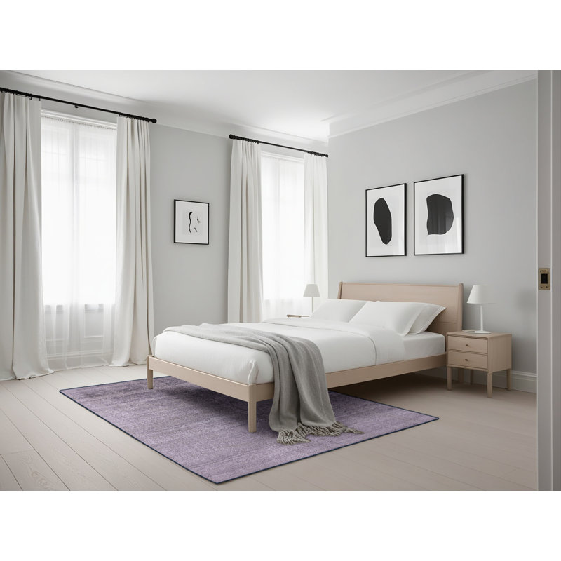 Tapis mauve Carnelian, Rectangle 5 pi x 7 pi