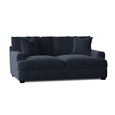 Emilio 65"" Recessed Arm Loveseat With Reversible Cushions -  Wayfair Custom Upholstery™, C24E0390781D4180B18ED1F4F0FD9D5B