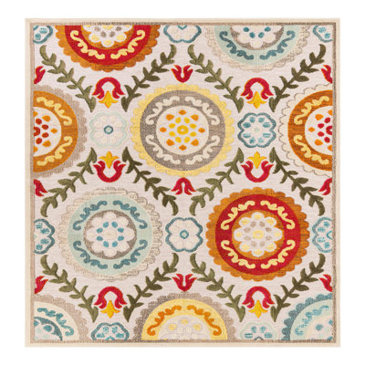 Bungalow Rose Oualida Caimin Indoor/Outdoor Area Rug