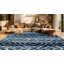 Tapis à motif géométrique Sherburne Performance-1118074474