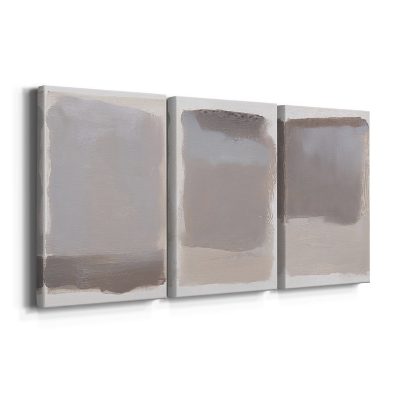 Série ABSTRACT DCCXLII - Toile tendue sur mesure - 3 pièces, H 12 po x l 24 po