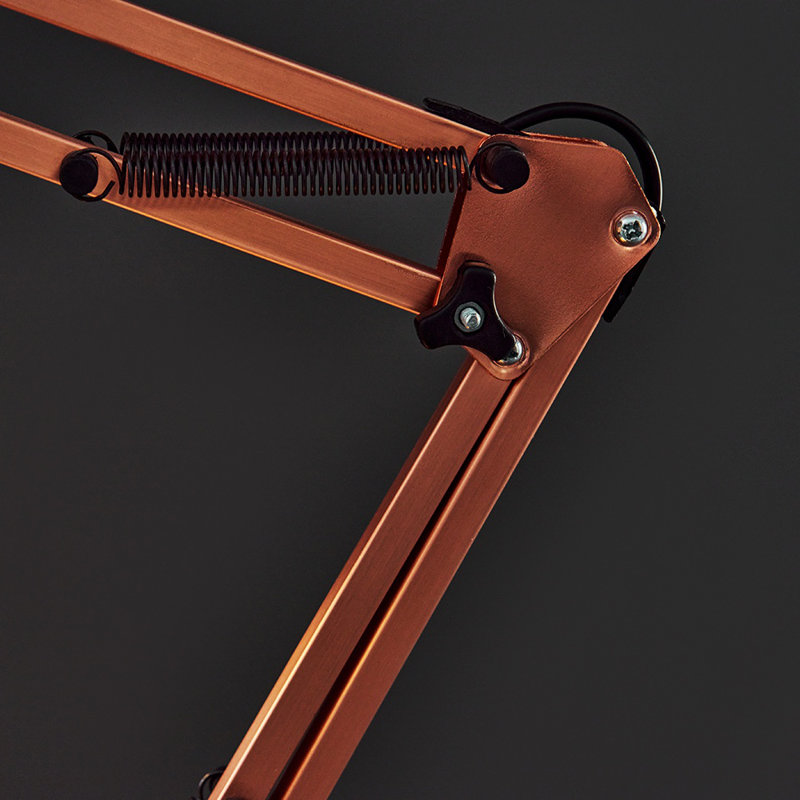 Aurlie Metal Desk Lamp, Copper, Yes