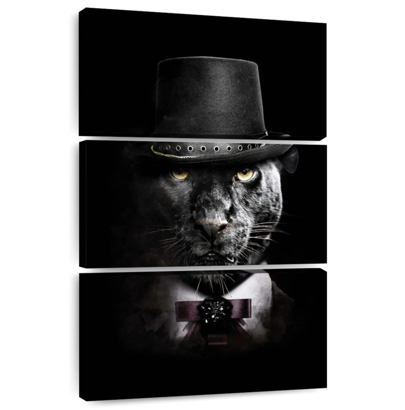 Brampt Classy Panther, 45" H x 28" W
