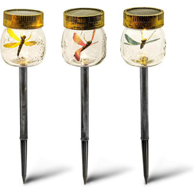 Lorrina 3 Piece Garden Stake Set