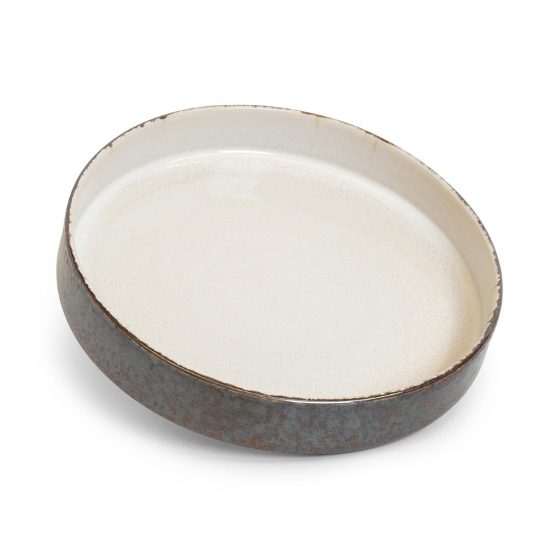 Quartz Edge Shallow Bowl