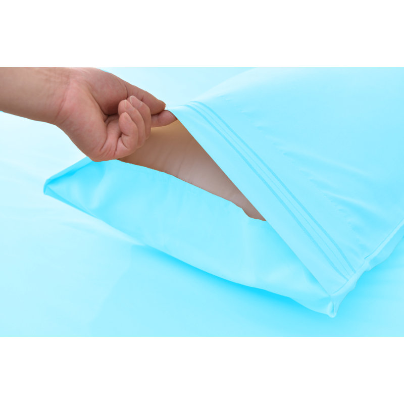 1800 Thread Count Rayon from Bamboo Sheet Set, Aqua, Full