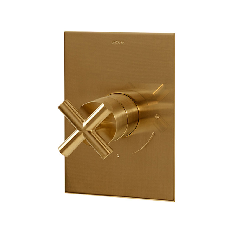 Cigno 15pbp.x.s Progressive Pressure Balancing Mixer, Brushed Gold