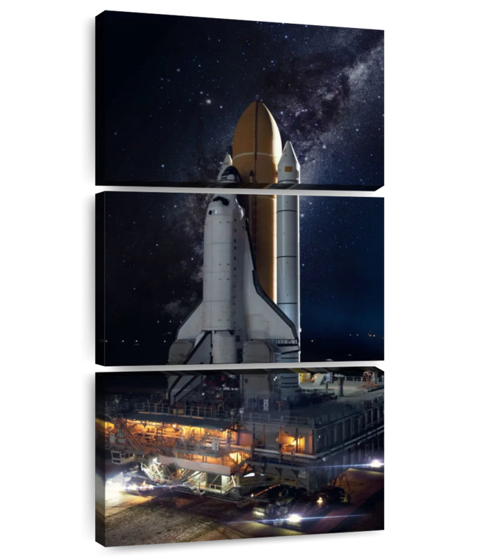 Space Shuttle, 27" H x 12" W
