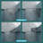 36w X 72h Fold Shower Door With Tempered Glass, Matte Black - Bi Design, 1/4 Inch Thick Clear Water Screen , High Grade Stainless Steel Components, Reversible Installation, 180° Overlapping Rotate