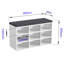 9 Pair Shoe Storage Bench