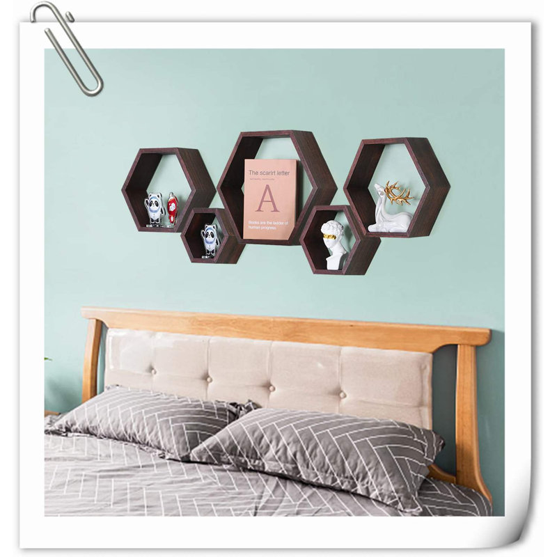Ensemble de 5 tablettes Chakera, Noyer
