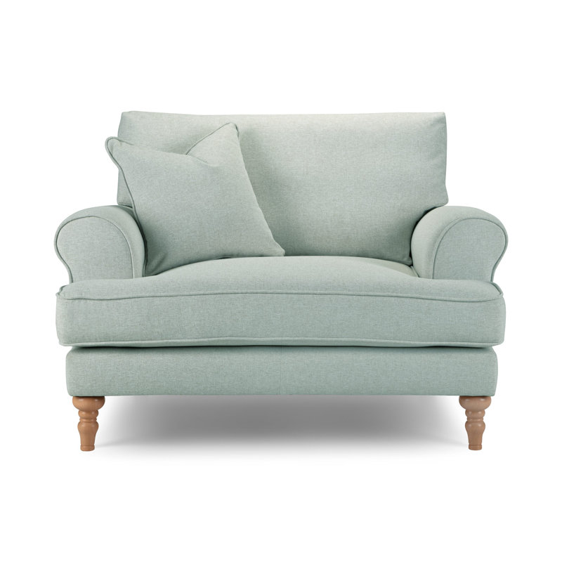 Adama Upholstered Accent Chairs, Light Green