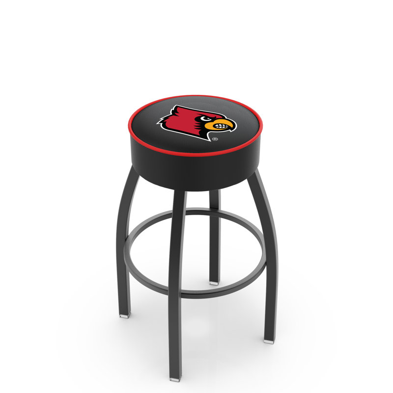 Tabouret de bar et de comptoir NCAA, Louisville, Noir, Tabouret de comptoir (assise de 25 po de hauteur)