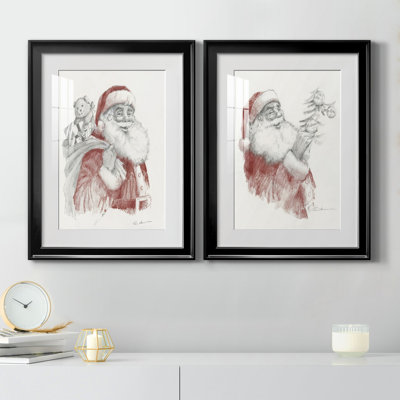 Prêt pour Noël - ensemble de 2 reproductions d'art