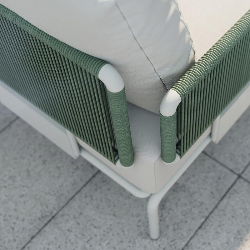 Chaise d'extérieur en aluminium Sylva
