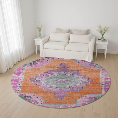 Premium Machine Washable Lubbers AMF1731 Global Rug