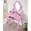 Ensemble coiffeuse et tabouret de maquillage Landisburg-488950439