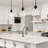 Armijo 1-Light Teardrop Pendant-833391551