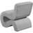 Desiree 22.5" Wide Boucle Fabric Accent Chair-82684961