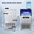 JOEAONZ Ice Maker 90 Lb. Daily Production Cube Clear Ice Freestanding Ice Maker