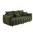 79.5" Premium Teddy fabric Sofa with 3 Back Pillows and 3 back Cushions Solid Wood Frame 3-Seater Sofa-257112311-221676850