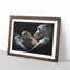 Gorilla Mother & Child - Picture Frame Graphic Art Print-56713317-56713316