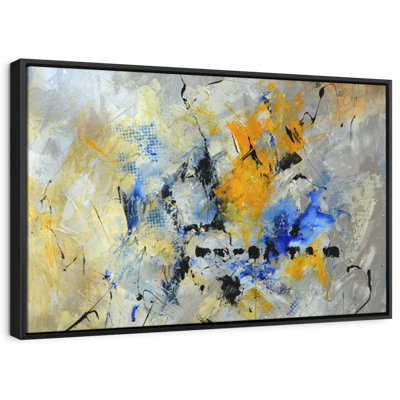 Fluttering Heart Abstract Canvas Print