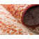 Tapis rouge / brun Handan