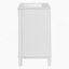 Meuble-lavabo 24 po avec lavabo supérieur, armoire de rangement moderne avec 2 portes à fermeture douce et tablette réglable, structure en bois massif-1635480441